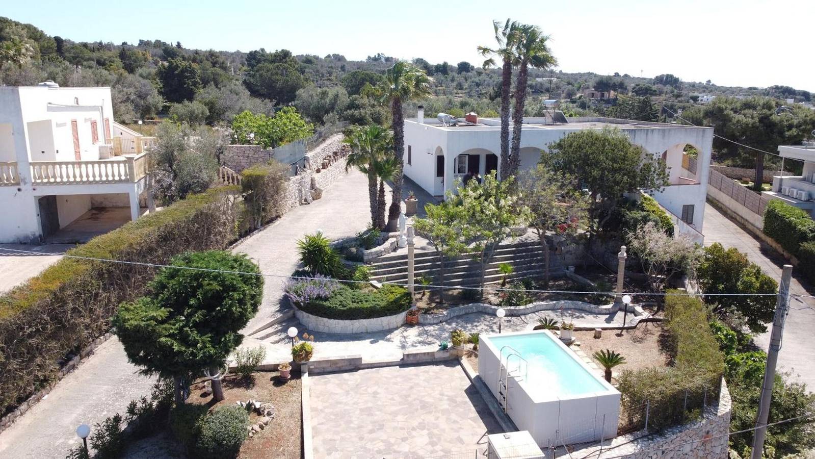 Villa Rusciu De Lu Mare Superior avec piscine privée, vue mer, à Torre Vado in Torre Vado, Golfe de Tarente