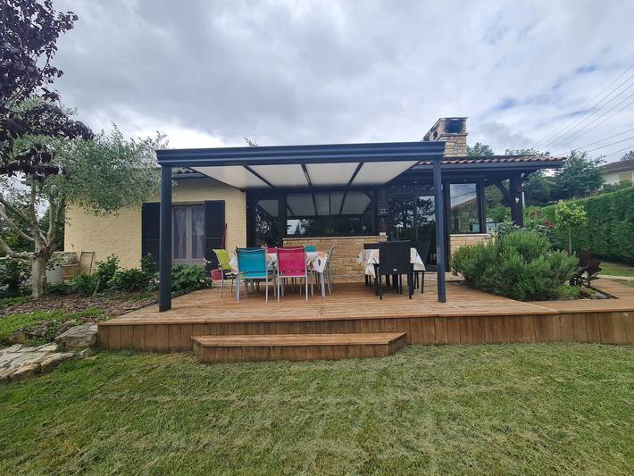 Gîte pour 6 personnes, avec jardin dans le Lot-et-Garonne