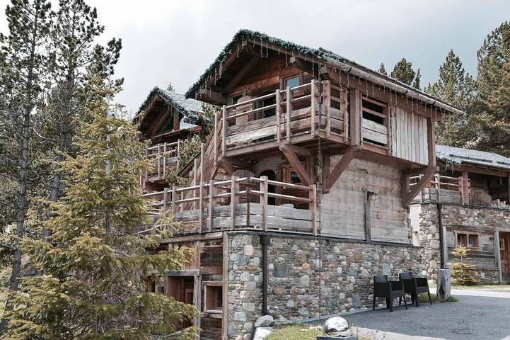Chalet pour 6 personnes, avec jardin ainsi que jacuzzi et sauna à Bolquère