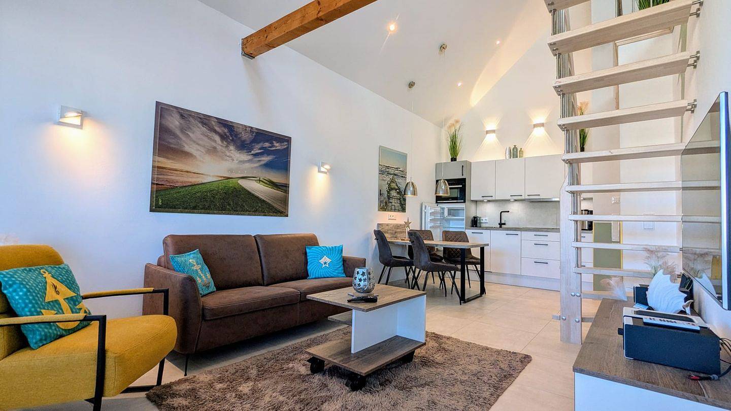 Ganze Wohnung, Friesenstern im Nordseepark Dangast mit Meerblick in Nordseebad Dangast, Varel