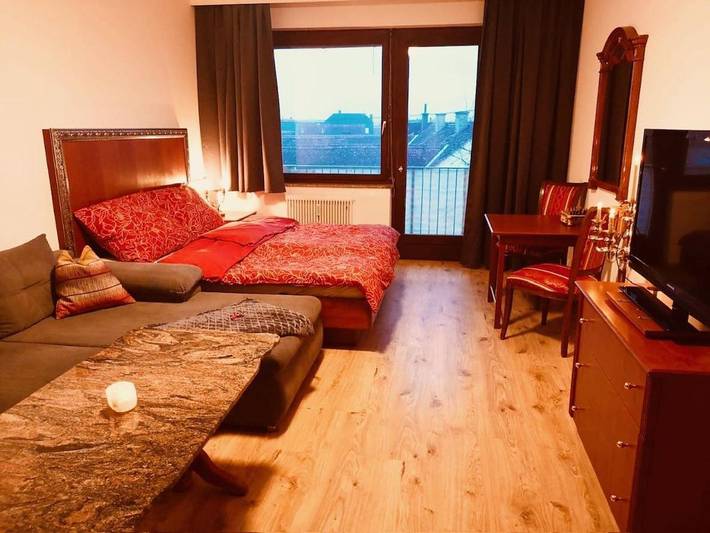 Ferienwohnung für 8 Personen, mit Balkon und Terrasse sowie Ausblick