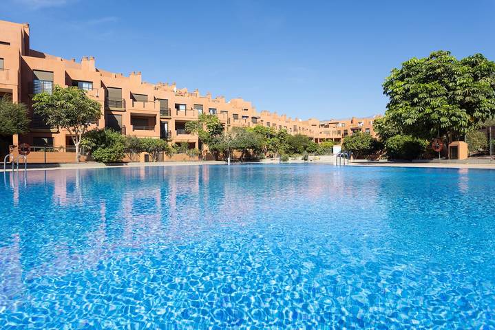 Apartamento para 4 personas, con terraza y piscina en La Tejita