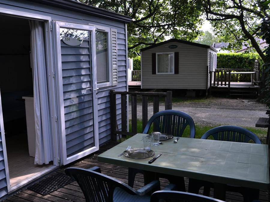 Camping Le Casque Roi - Mobilhome 4 personas - Comfort Mobile Home 3 Piezas 4 Personas Aire Acondicionado + Tv in Salavas, Gorges de l’Ardèche