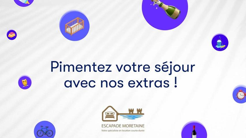 Location de vacances pour 6 personnes, avec jardin, animaux acceptés à Thomery - 3