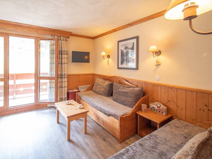 Apartamento entero, Apartamento 3 habitaciones, 44m², 7 pers, balcón, se admiten mascotas in Valmorel, Les Avanchers-Valmorel