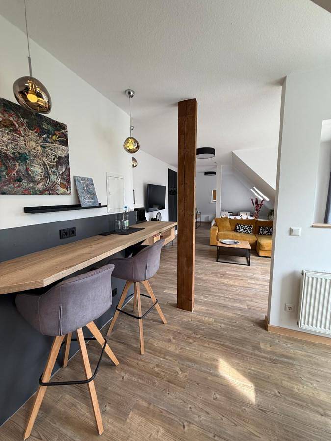 Ferienwohnung für 2 Personen, mit Balkon und Terrasse sowie Sauna und Ausblick in Wiehengebirge - 4