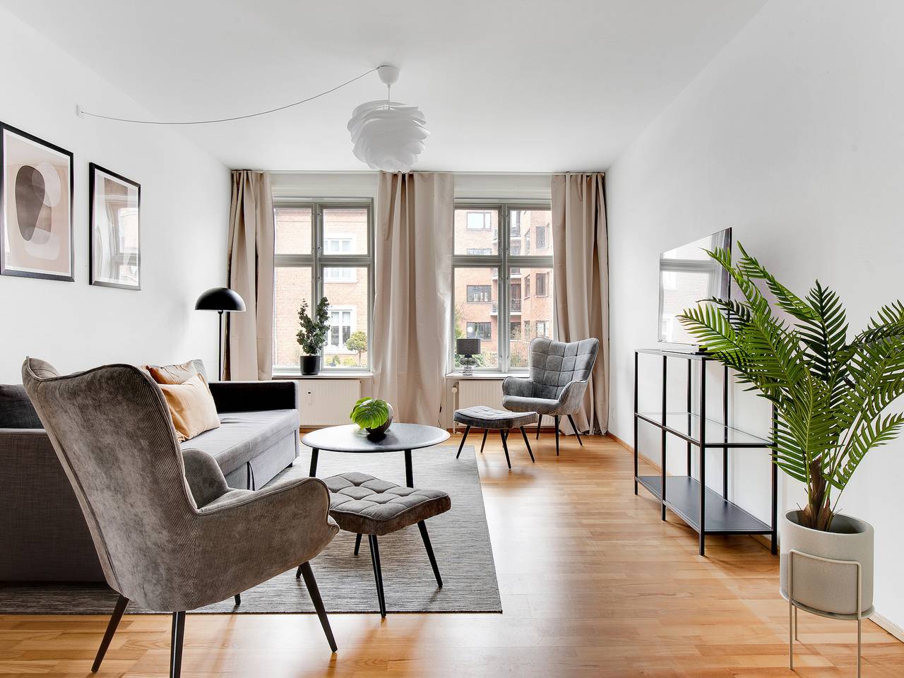 Ganze Wohnung, Sanders Constantin – Schickes 2-Zimmer-Appartement mit Balkon in Frederiksberg, Kopenhagen