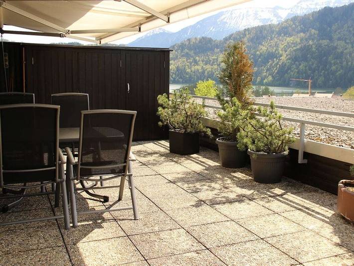 Ferienhaus für 4 Personen, mit Balkon und Terrasse sowie Garten und Sauna am Weißensee