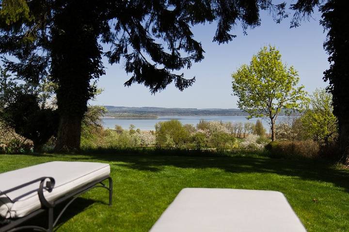 Hotel Hirschen Horn | Refugium am See - Doppelzimmer Superior mit Top-Seeblick in Gaienhofen, Untersee