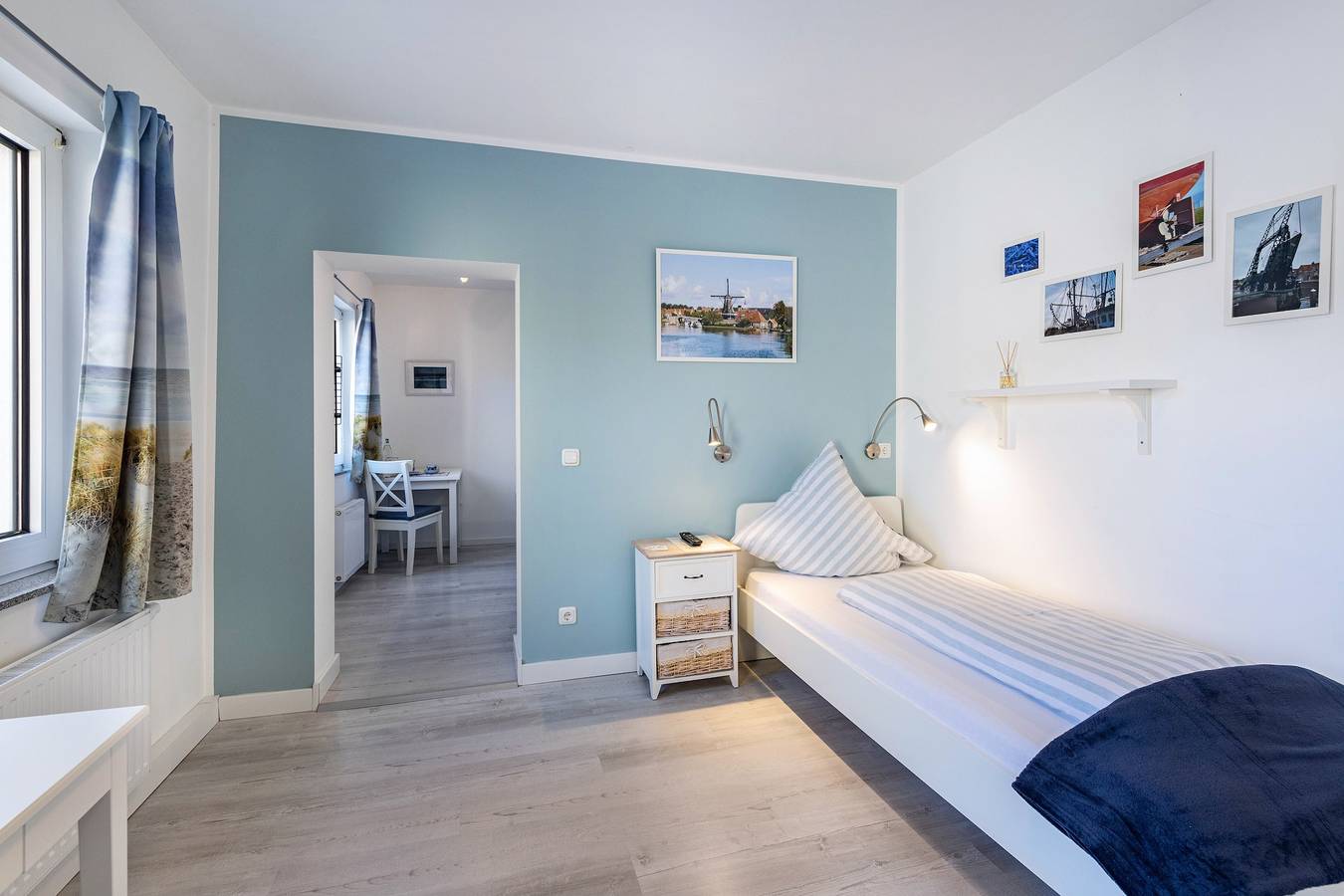 Ganzes Studio, Einzimmerapartment "Friesenstube" mit Privatterrasse, Gemeinschaftsgarten und Wlan in Kerken, Niederrhein