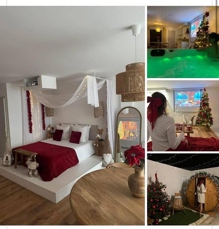 Location de vacances pour 2 personnes, avec sauna ainsi que terrasse et jacuzzi à Outreau