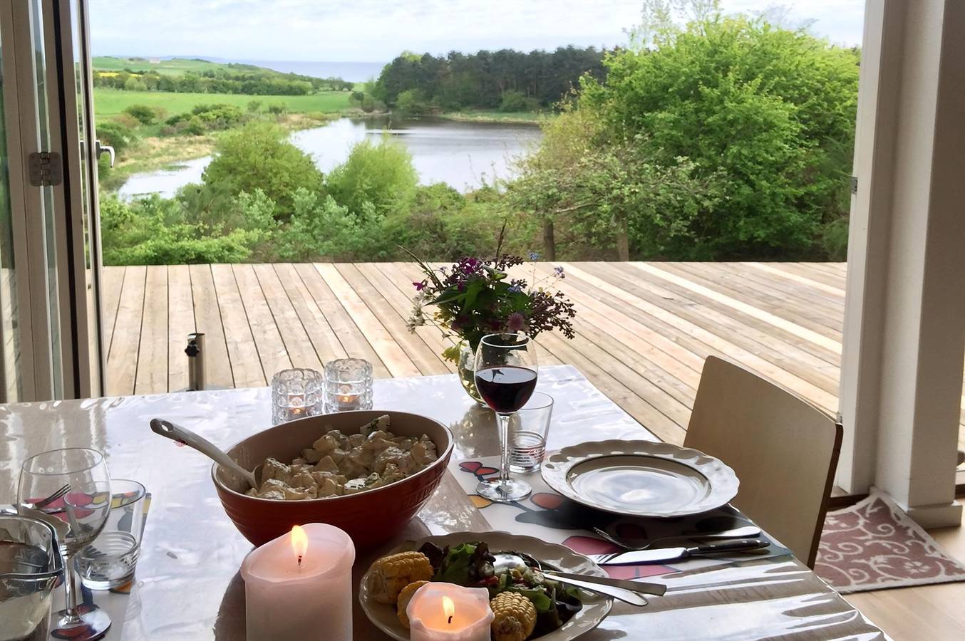Pet friendly home in Knebel with house sea view in Knebel, Süddjursland
