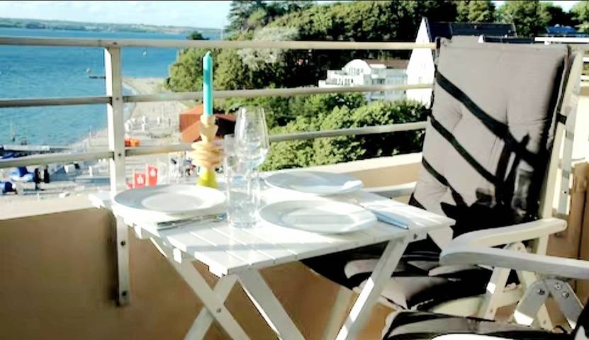 Ferienwohnung für 4 Personen, mit Ausblick und Balkon, kinderfreundlich in Stadt Glücksburg