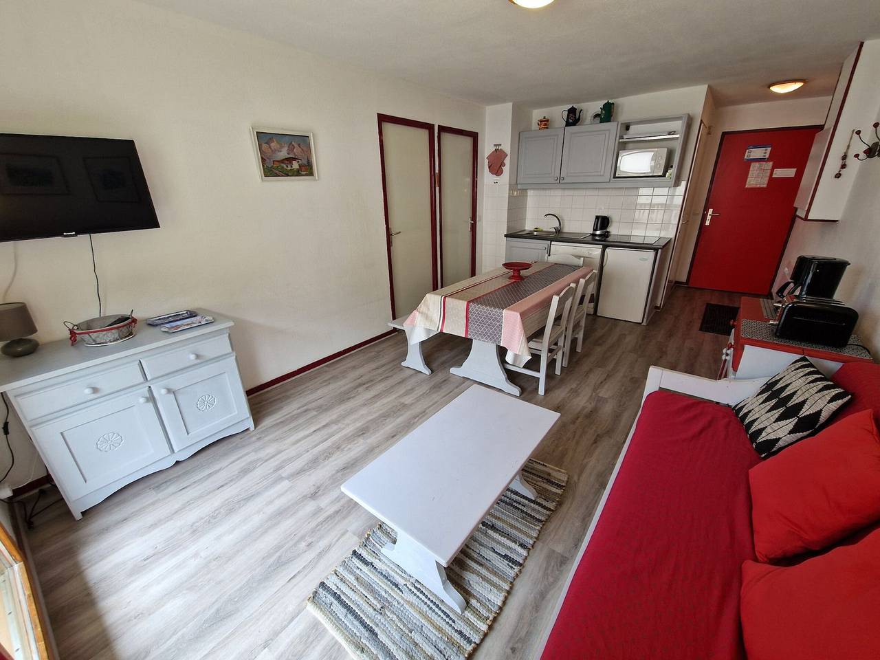 Ganze Wohnung, 3-Zimmer-Wohnung für 6, nahe Skilift in Valfréjus in Valfréjus, Modane