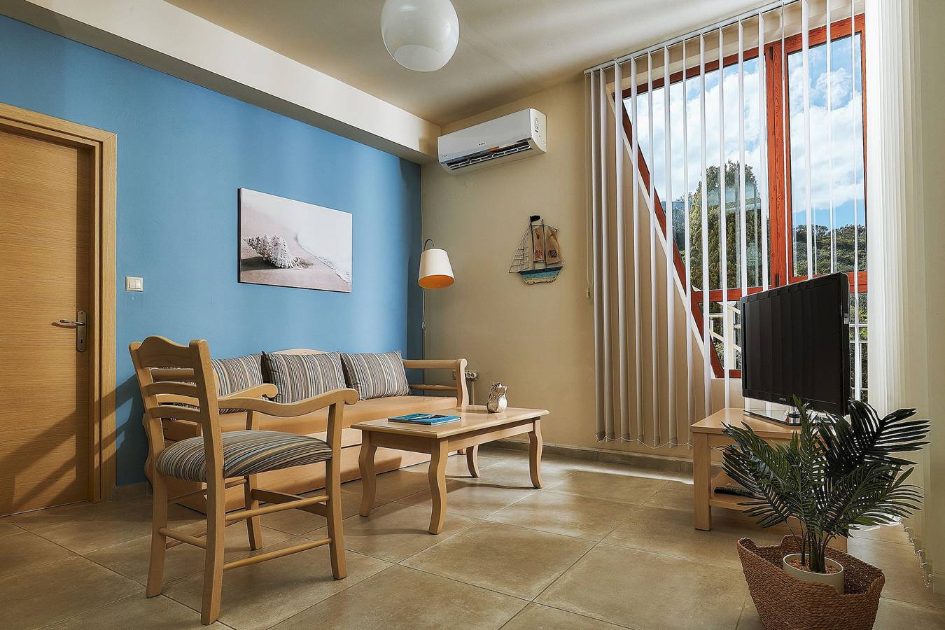 Ganze Wohnung, Ferienwohnung für 5 Personen mit Garten in Lygaria, Achlada