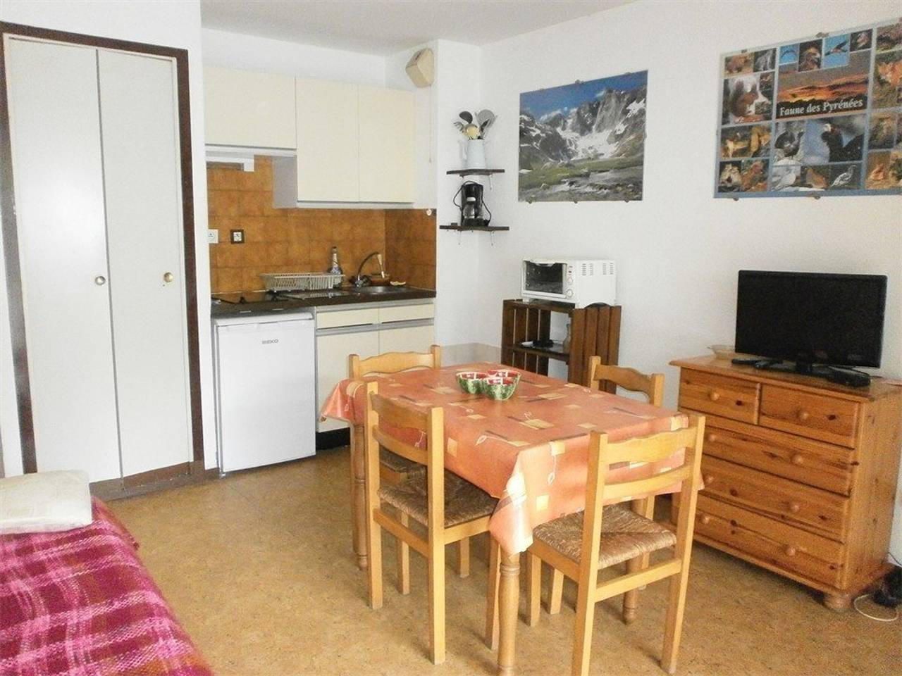 Entire studio, Studio cabin - 6 guests in Piau-Engaly, Aragnouet