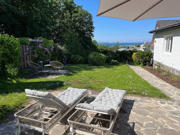 Ferienwohnung für 5 Personen, mit Terrasse und Garten