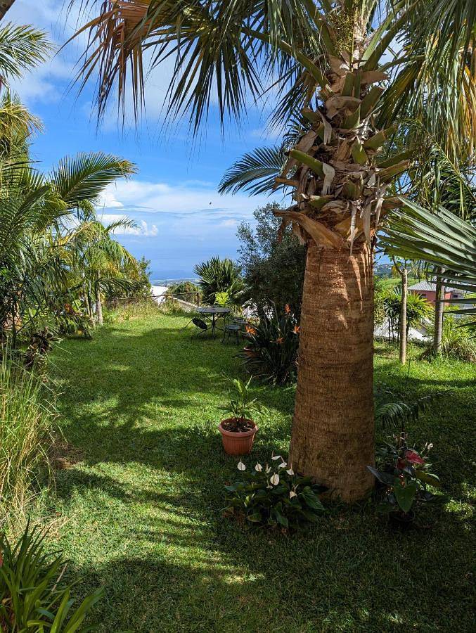 Gîte pour 2 personnes, avec jardin ainsi que vue et terrasse à Les Trois-Bassins