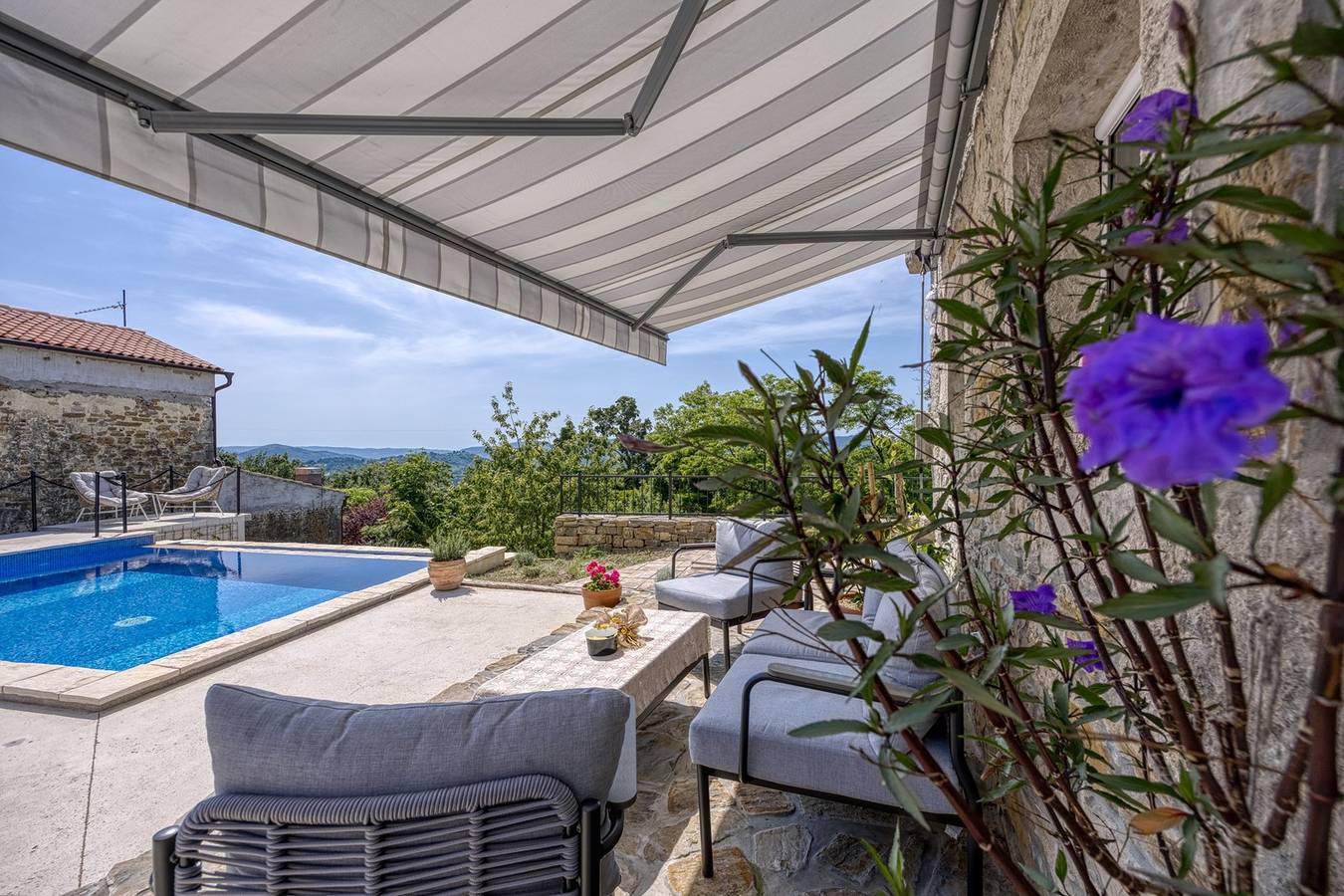 Casa Emilia s privatnim bazenom i saunom in Buzet, Središnja Istra