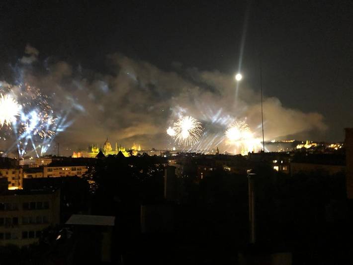 Vakantieappartement voor 5 personen, met terras en uitzicht, met huisdier in Boedapest