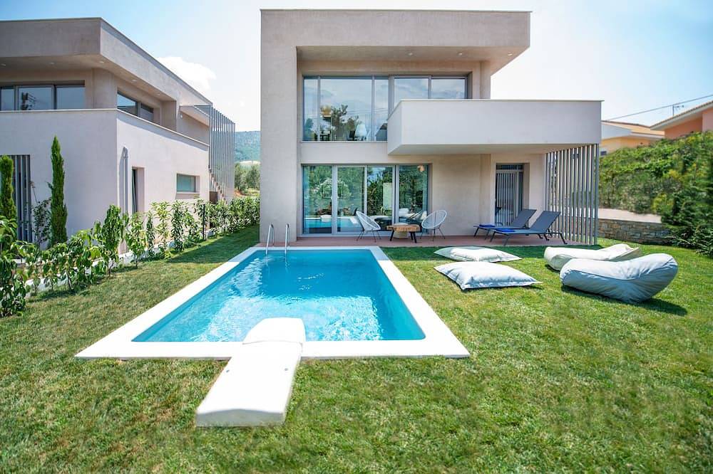 Sunblue Villa Modern Private Pool in Skala Rachoniou, Thassos