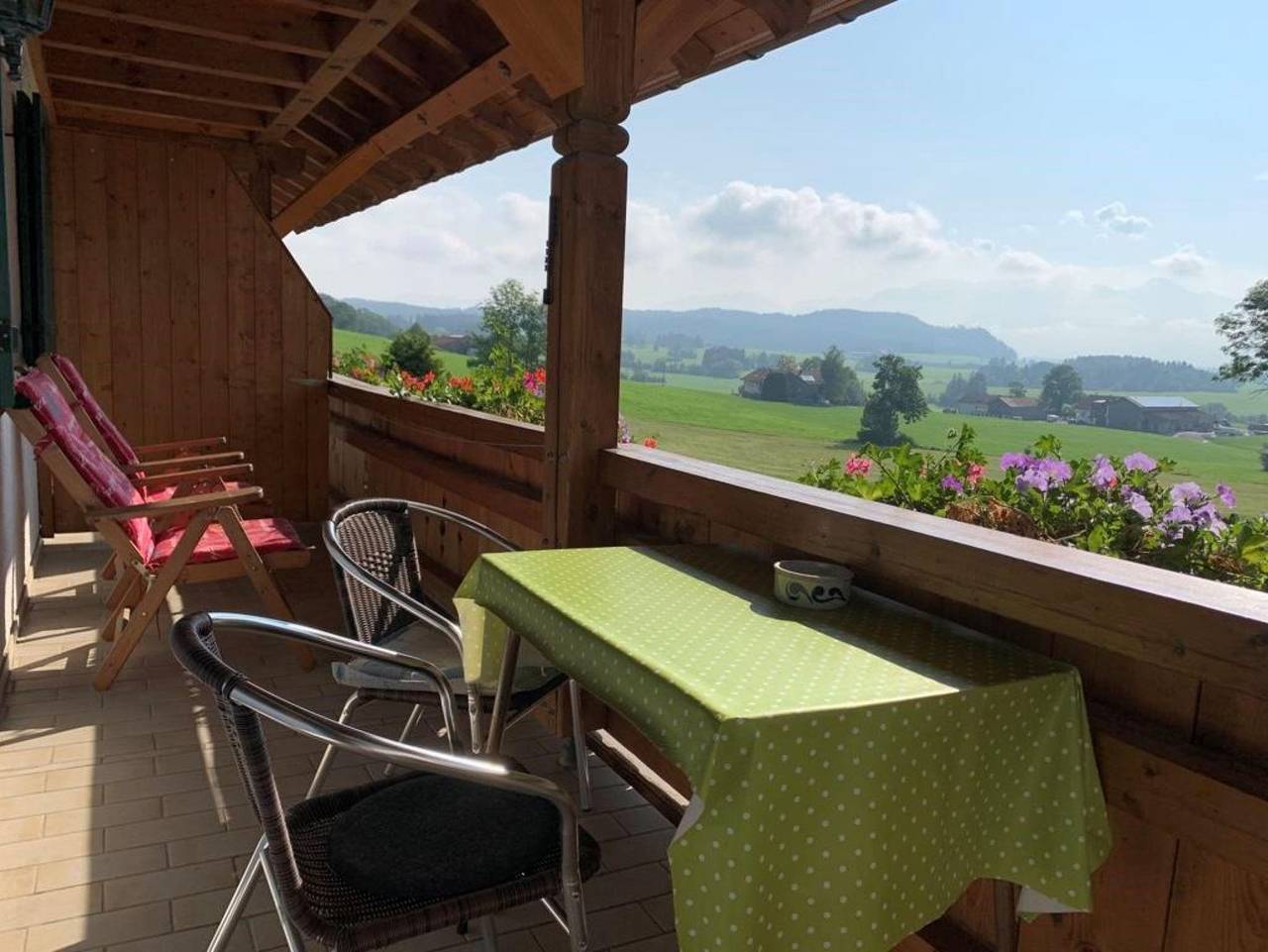 Ganze Ferienwohnung, Landhaus Böck Bergblick - Ferienwohnung Bergblick in Hopferau, Bayerisch Schwaben