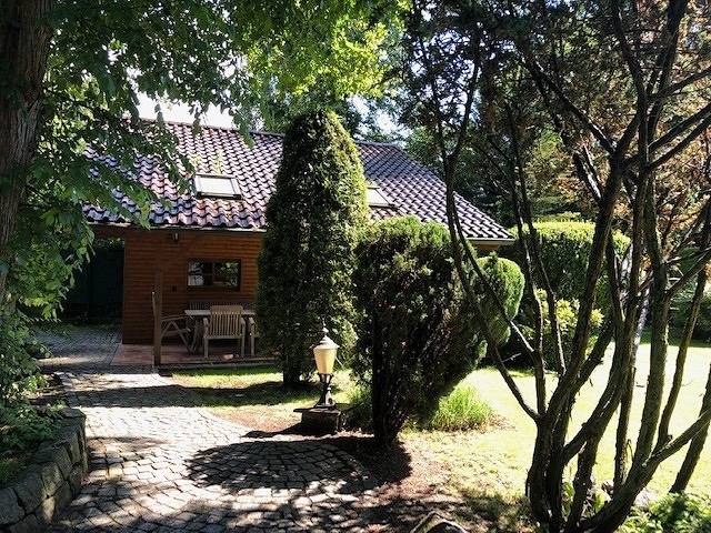 Blockhaus am Waldrand in Brieselang, Havelland