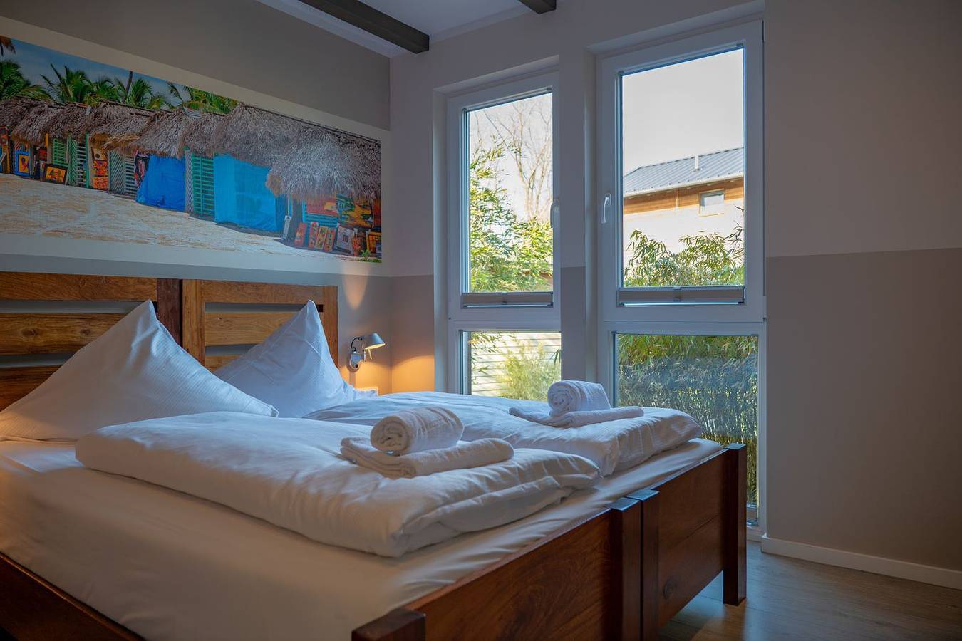 Mit Masterbedroom und Wellnessbad im Haus "Paia" in Wassersportfreier Strandbetrieb, Südstrand Pelzerhaken