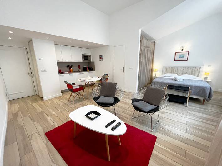 Studio pour 2 personnes, animaux acceptés