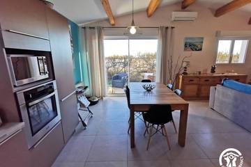 Gîte pour 4 personnes, avec jardin à Mireval