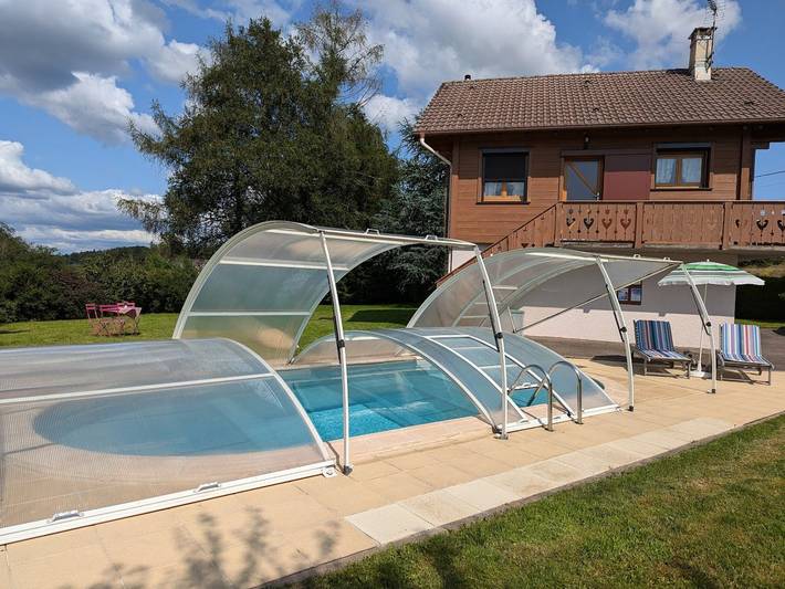 Cottage voor 5 personen, with Balkon and Tuin as well as Zwembad in de Vogezen