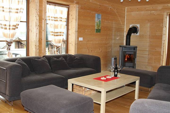 Hütte für 8 Personen, mit Garten und Sauna sowie Terrasse im Wallis - 4