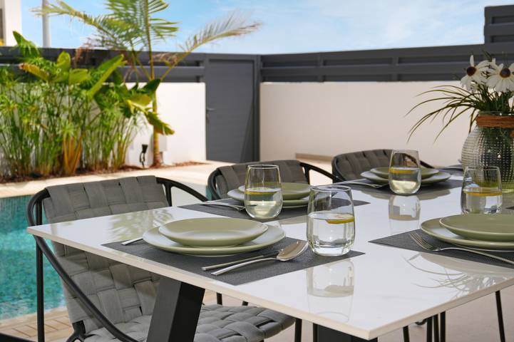 Villa für 6 Personen, mit Garten und Pool sowie Balkon auf Zypern - 3