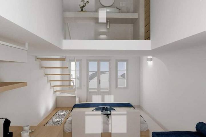 Muses Cycladic Suites - Zweistöckige Maisonette mit Meerblick & saisonalem Whirlpool in Oia, Santorin