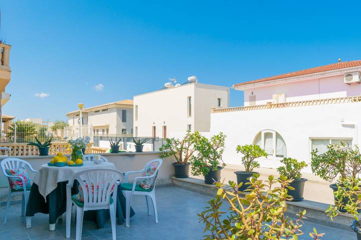 Can Munar - Ferienhaus mit Meerblick in Son Serra de Marina. Wifi gratis in Playa Son Serra de Marina, Santa Margalida