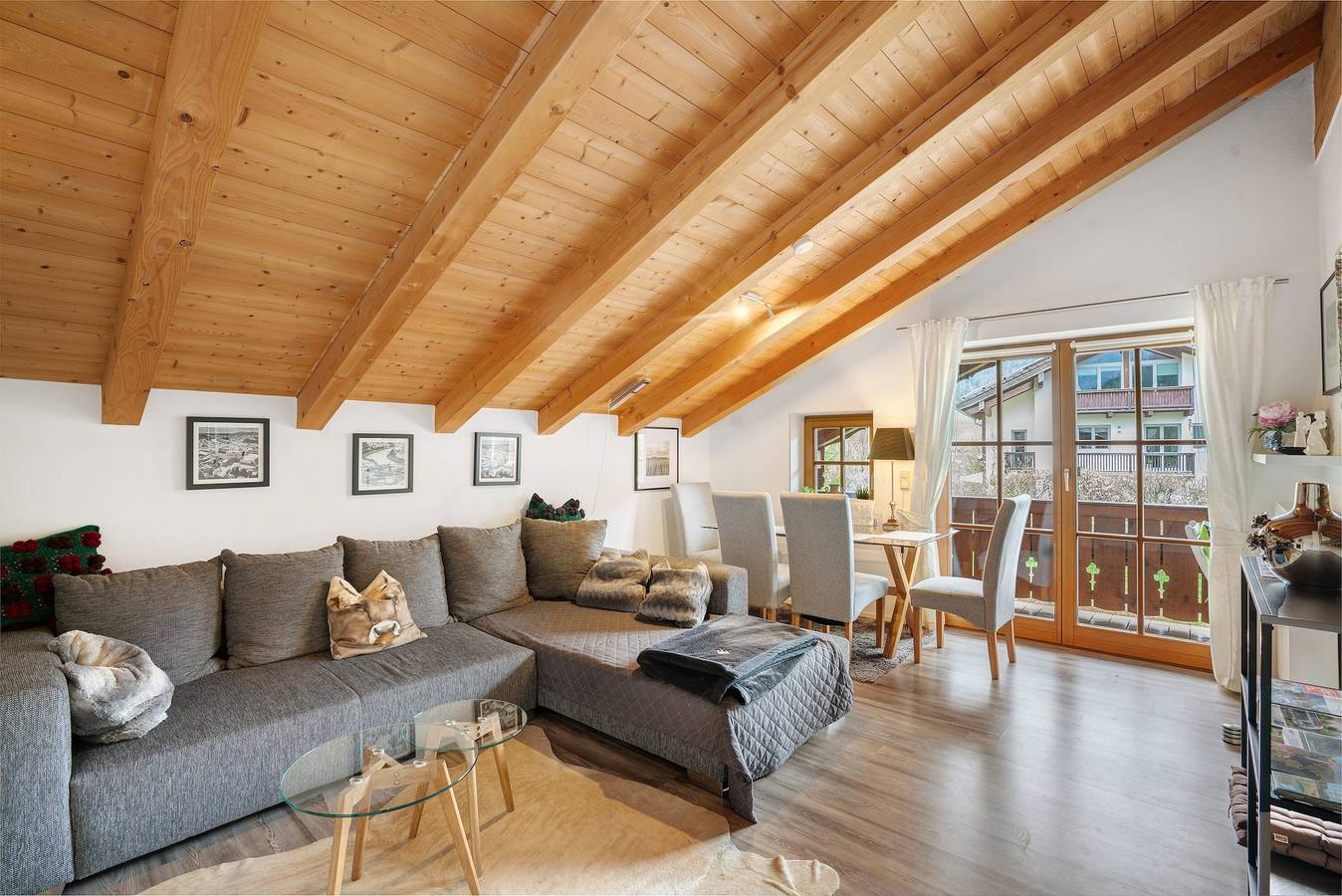 Ganze Wohnung, Ferienwohnung 'Place In The Bavarian Mountains' mit Bergblick, Privatem Garten und Wi-Fi in Weissbach an der Alpenstrasse, Schneizlreuth