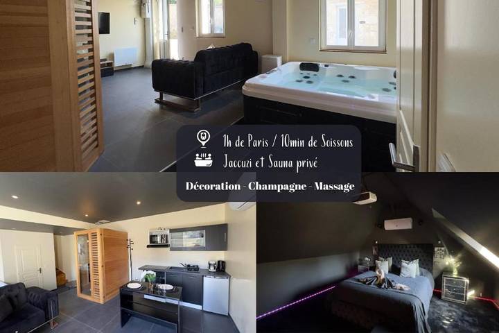 Appartement de vacances pour 2 personnes, avec jardin ainsi que jacuzzi et sauna