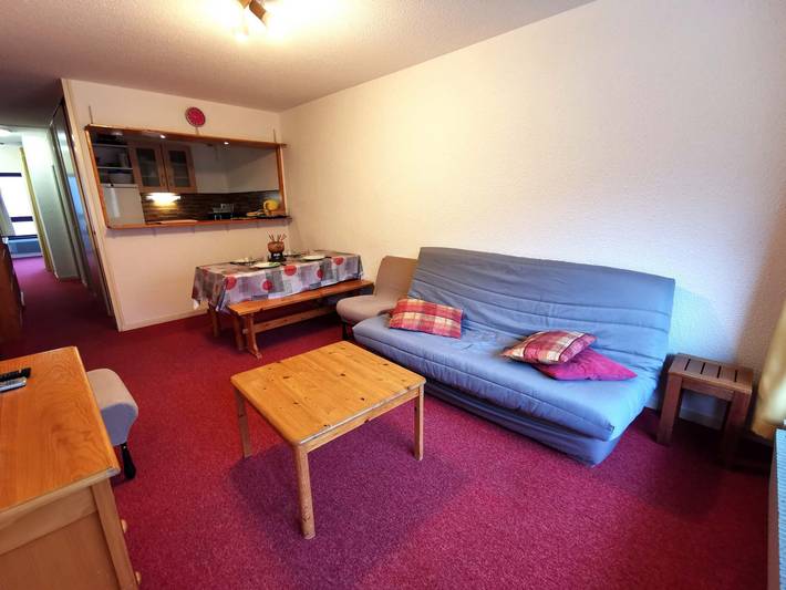 Chalet pour 6 personnes, avec balcon dans Les 7 Laux