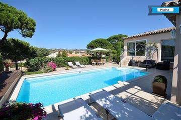 Villa für 6 Personen, mit Pool und Garten sowie Terrasse, mit Haustier in Sainte-Maxime