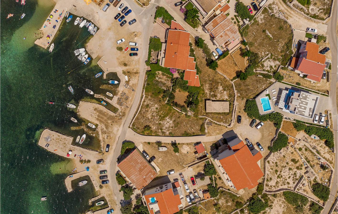 Apartamento vacacional entero, Apartamento de vacaciones para 5 personas con terraza in Kustići, Pag