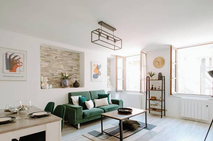 Appartement de vacances pour 3 personnes, avec jardin à Honfleur