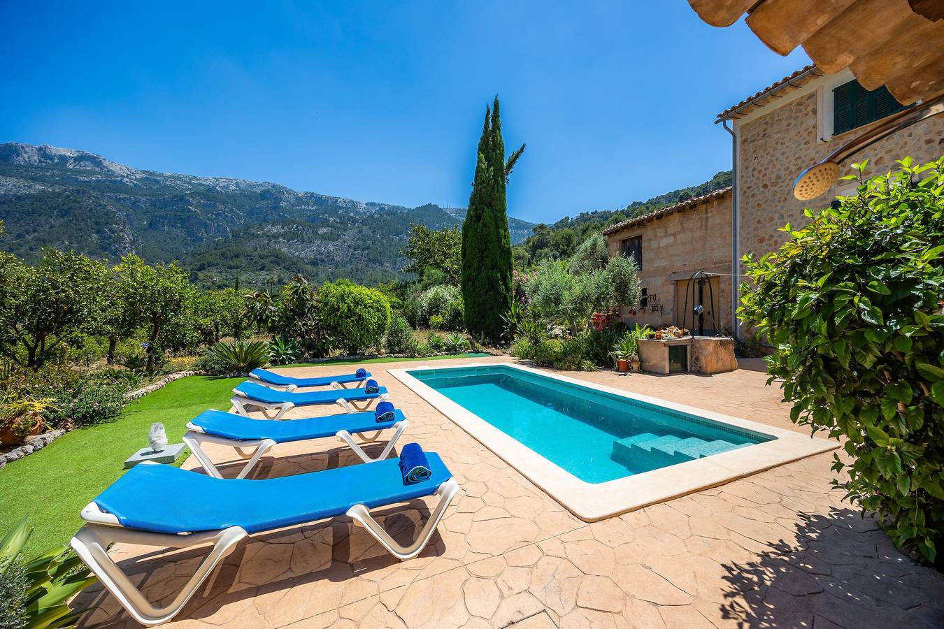 Ferienhaus mit Garten und Ausblick – Villa Frontera in Sóller, Mallorca Westen