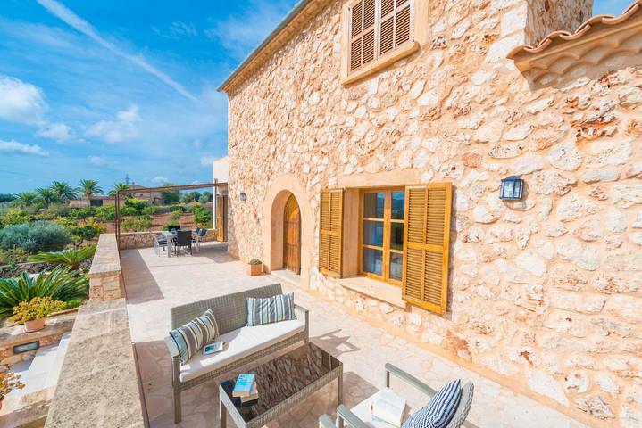Casa Puig De Na Franquesa - Villa with private pool in Manacor. Free WiFi in Son Talent, Manacor