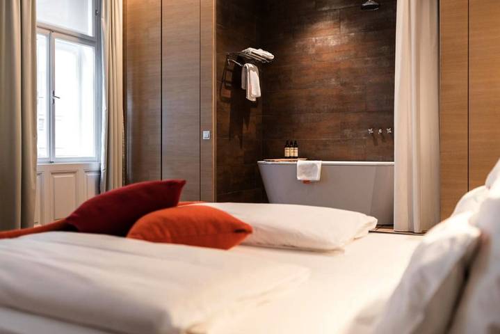 Hotel für 4 Personen, mit Sauna und Garten in Stephansdom