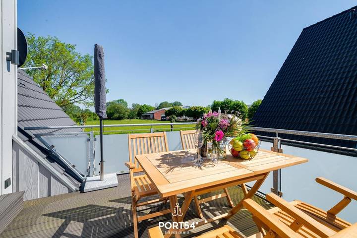 Ferienwohnung für 6 Personen, mit Balkon in Norddeich (Schleswig-Holstein)