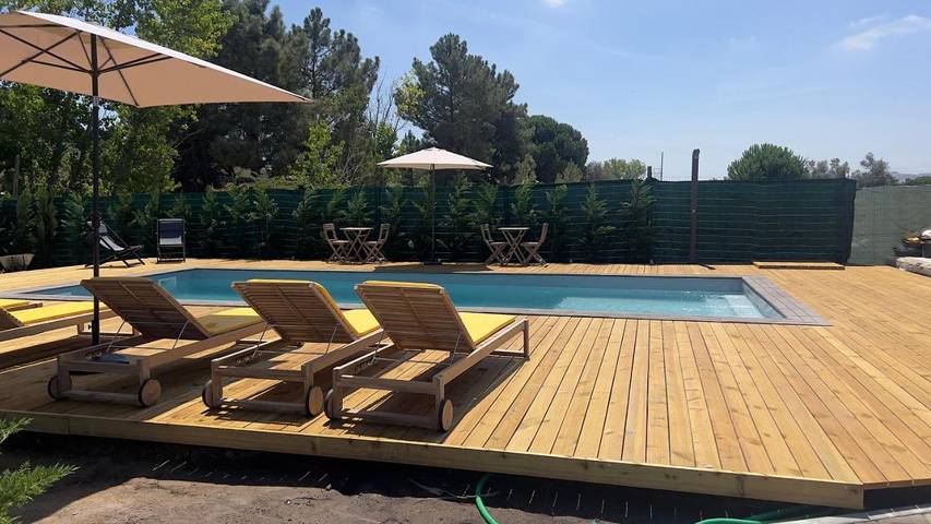 Maison de campagne pour 4 personnes, avec Balcon et Jacuzzi ainsi que Terrasse et Jardin dans Pinhal Novo