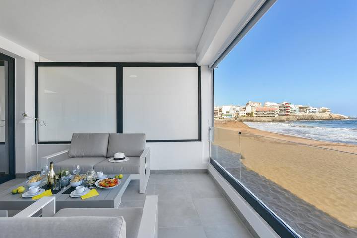 Apartamento para 4 personas, con Vistas al mar y Terraza en Telde