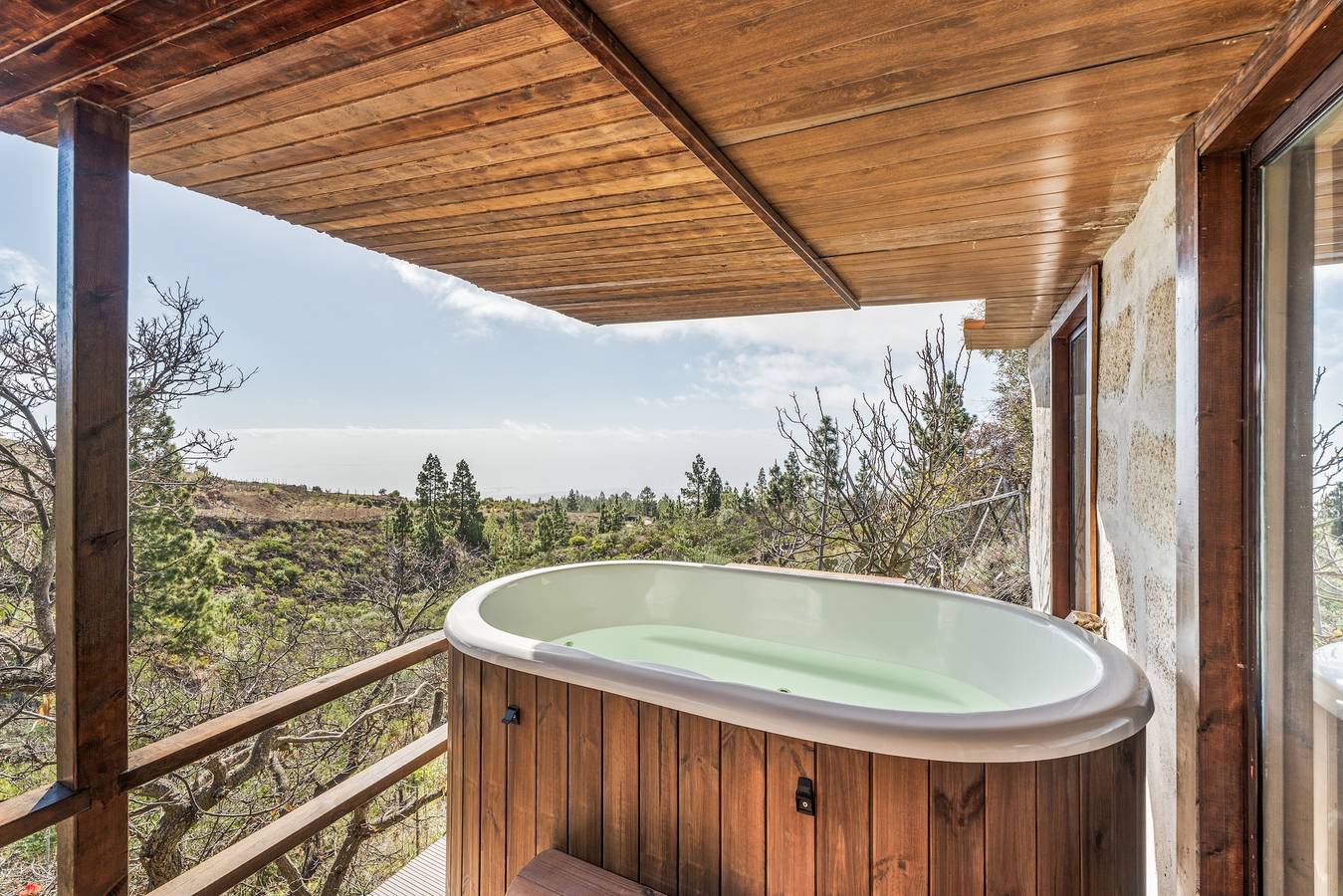 Ferienhaus 'Karla' mit Meerblick, Gemeinschaftspool und Wlan in Granadilla de Abona, Teneriffa Süd