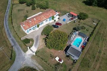 Gîte pour 10 personnes, animaux acceptés à Chillac
