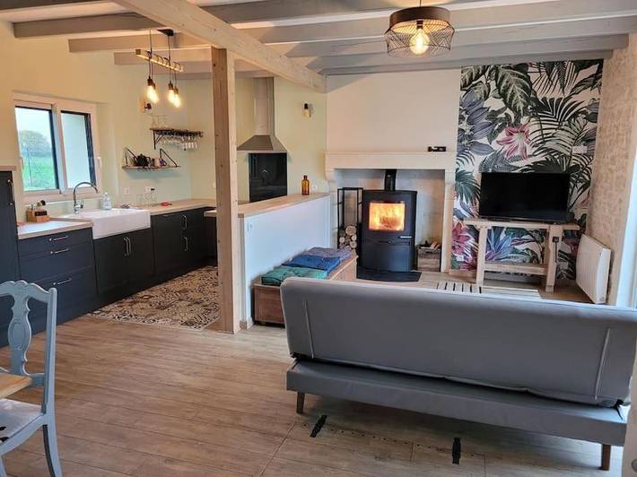 Maison de vacances pour 10 personnes, avec jardin et terrasse